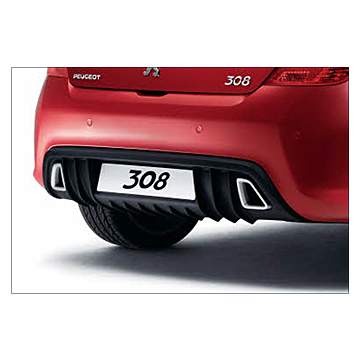 Peugeot 308 (2007 - 2013) diffusor i.c.m. sportachterbumper