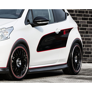 Musketier Peugeot 208 sideskirts carbon-look