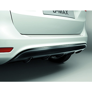 Ford B-MAX (2012 - 2018) skid plate achterbumper zwart