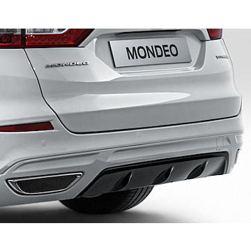 Ford Mondeo (09/2014 - ..) skid plate achterbumper zwart