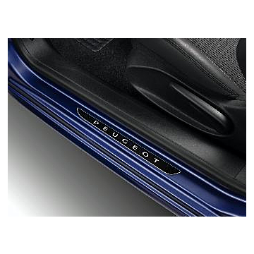Peugeot 208 (2012 - 2019) / 308 (2013 - 2021) / 2008 (2013 - 2019) instaplijsten Dark Chrome