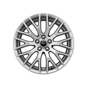 Ford Mustang (03/2015 - 03/2023) lichtmetalen velg 19" voor, 10-spaaks Y-design, metallic afwerking