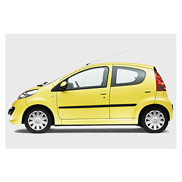 Citroën C1 (2005 - 2014) stootlijsten 5-drs