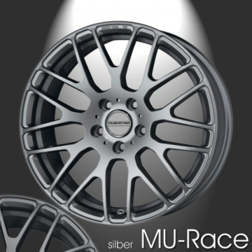 Musketier Peugeot 207 lichtmetalen velg MU-Race 7x17 zilver