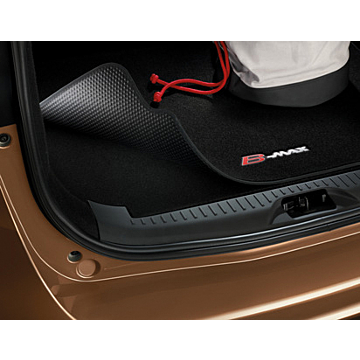 Ford B-MAX (2012 - 2018) beschermmat voor bagageruimte zwart, met B-MAX-logo