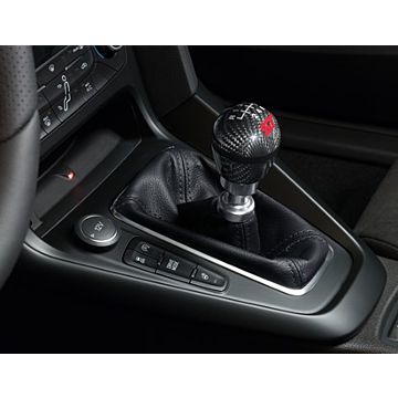 Ford Focus (09/2014 - 03/2018) ST Performance versnellingspookknop 6-versnellingen in carbon met rood ST logo