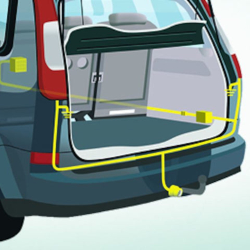 Ford Fiesta (11/2012 - 06/2017) trekhaak elektrische aansluitset 13-polig