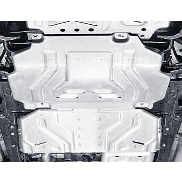 Ford Ranger (02/2019 - ..) bodemplaat bescherming set voor transmissie en verdeelbak (behalve Raptor)