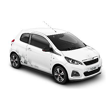 Peugeot 108 stickerset Ligne S 3-drs