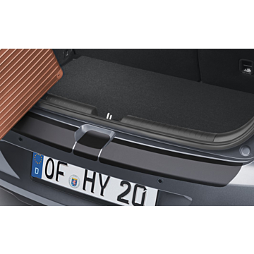 Hyundai i20 Active (2016 - .. ) beschermfolie achterbumper, zwart, i20