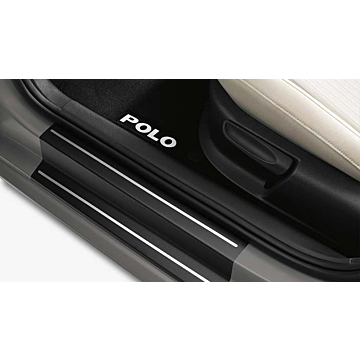 Volkswagen Polo 2009 - ..  side sill protectors plastic (5-drs)