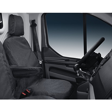 Ford Transit Courier (03/2014 / 07/2023) stoelhoes voor bestuurdersstoel, zwart