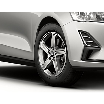 Ford Focus (04/2018 - ..) lichtmetalen velg 16" 5-spaaks "EASY-TO-CLEAN" design, DARK SPARKLE