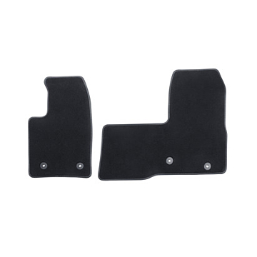 Ford Tourneo Custom (02/2018 - 09/2023) vloermatten Premium velours voor, zwart