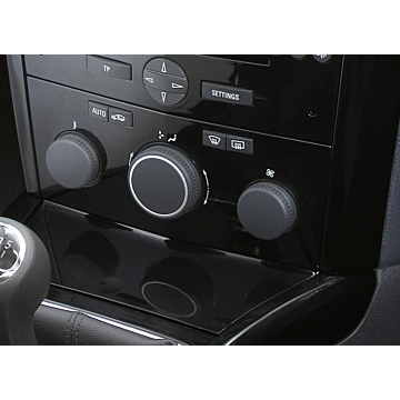 Opel Astra H heating unit piano black with ECC