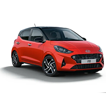 Hyundai i10 (12/2019 - 04/2023) exterieur styling set hoogglans zwart