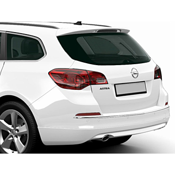 Opel Astra J Sports Tourer OPC-line achterbumperspoiler 2009 - 2012 met verchroomde uitlaat