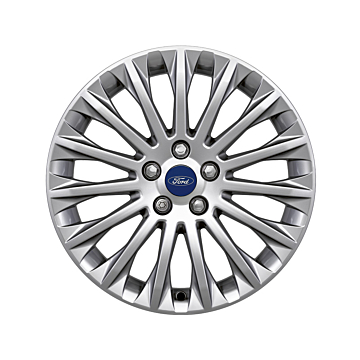 Ford C-MAX (11/2010 - 09/2018) / Focus (01/2011 - 03/2018) lichtmetalen velg 17" 15-spaaks design, zilver