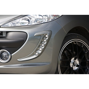 Musketier Peugeot 207 LED dagrijverlichting carbon-look met bochtverlichting