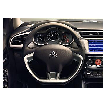 Citroën C3 (2010 - 2016) stuurwiel leder / aluminium