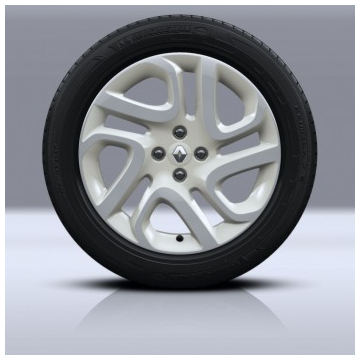 Renault Captur lichtmetalen velg 17" Explore Ivory