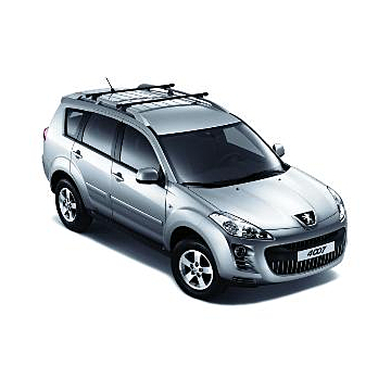 Peugeot 4007 dakdragers zonder dakreling