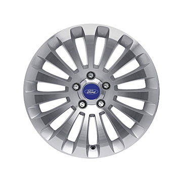 Ford Mondeo (03/2007 - 08/2014) lichtmetalen velg 17" 15-spaaks design, gepolijst zilver