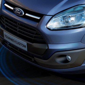 Ford parkeersensoren voor, met 4 sensoren in matzwart