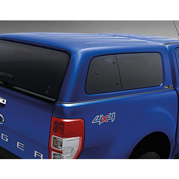 Ford Ranger (11/2011 - 01/2019) hard top met zijruiten (Niet voor Wildtrack)