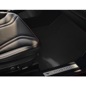 Ford Mustang Mach-E (07-2020 - ..) vloermatten Premium velours voor, zwart