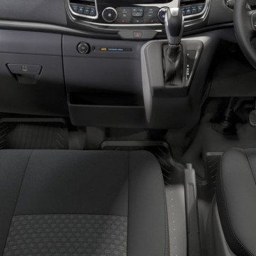 Ford Transit (01/2014 - ..) / Transit Custom (08/2012 - 09/2023) vloermatten, all-weather voorzijde (alleen voor automaat) RHD