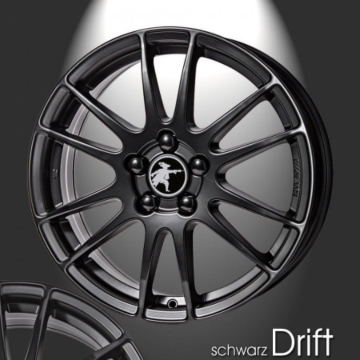 Musketier Peugeot 4008 lichtmetalen velg Drift 8,5x19 zwart