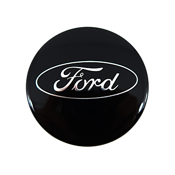 Ford naafkap glanzend zwart 55mm