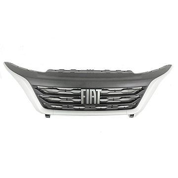 Fiat Ducato (2021 - ..) grille met zilverkleurige rand