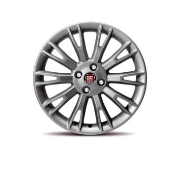 Fiat Punto set lichtmetalen velgen 17" matgrijs / antraciet