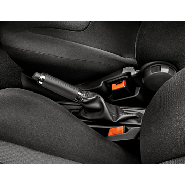Ford Ka (09/2008 - 05/2016) handremgreep zwart met chromen ringen