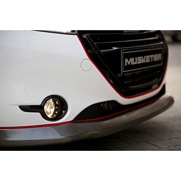 Musketier Peugeot 208 voorbumperspoiler carbon-look