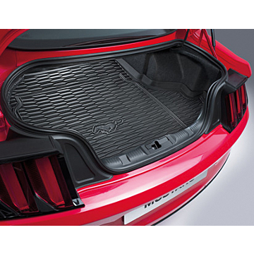 Ford Mustang (03/2015 - 03/2023) antislipmat voor bagageruimte voor auto's zonder subwoofer af fabriek