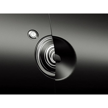 Renault Twingo 2007 - 2014 portiergreepsticker witte spiraal