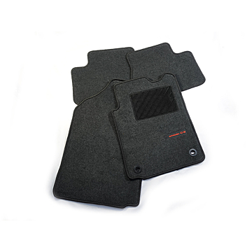 Citroën C3 (2010 - 2016) vloermatten velour zwart RHD
