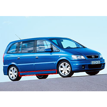 Opel Zafira A OPC side skirt rechts
