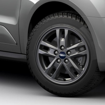 Ford Tourneo / Transit Custom (08/2012 - 09/2023) lichtmetalen velg 16" 5 x 2-spaaks design, Dark Sparkle