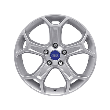 Ford Mondeo (03/2007 - 08/2014) lichtmetalen velg 17" 5-spaaks Y-design, zilver