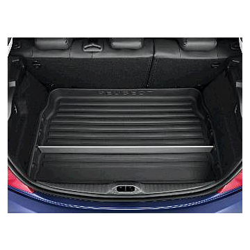 Peugeot 208 (2012 - 2019) inzetbak met uitneembaar aluminium schot