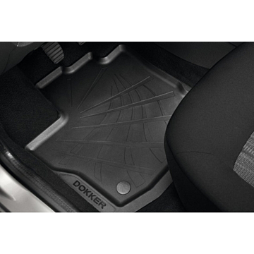 Dacia Dokker (2012 - 2020) vloermatten rubber "Novestra" 2-delig