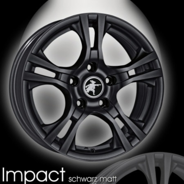 Musketier Peugeot 407 alloy wheel Impact 7Jx16 matt black