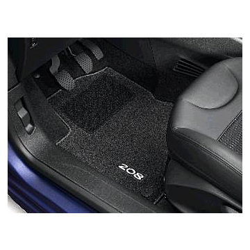 Peugeot 208 (2012 - 2019) floor mats needle felt LHD