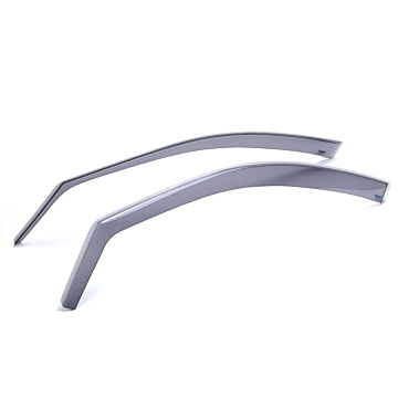 Ford Focus (07/2004 - 12/2010) 5-drs / sedan / wagon windgeleiders voordeuren lichtgrijs