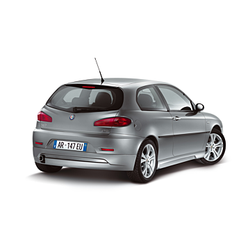 Alfa Romeo 147 3-drs stootlijsten zwart