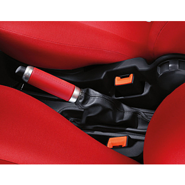 Ford Ka (09/2008 - 05/2016) handremgreep Sunrise (rood) met mat chromen ringen